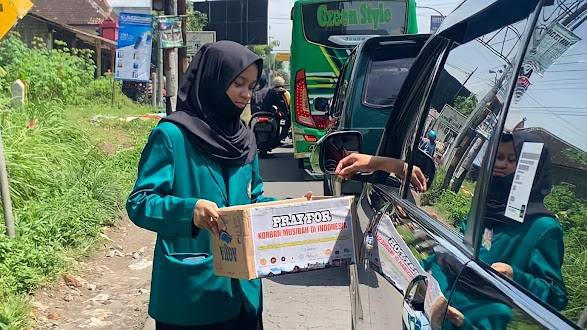 PEDULI BENCANA, MAHASISWA STAIA SYUBBANUL WATHON GALANG DANA KEMANUSIAAN