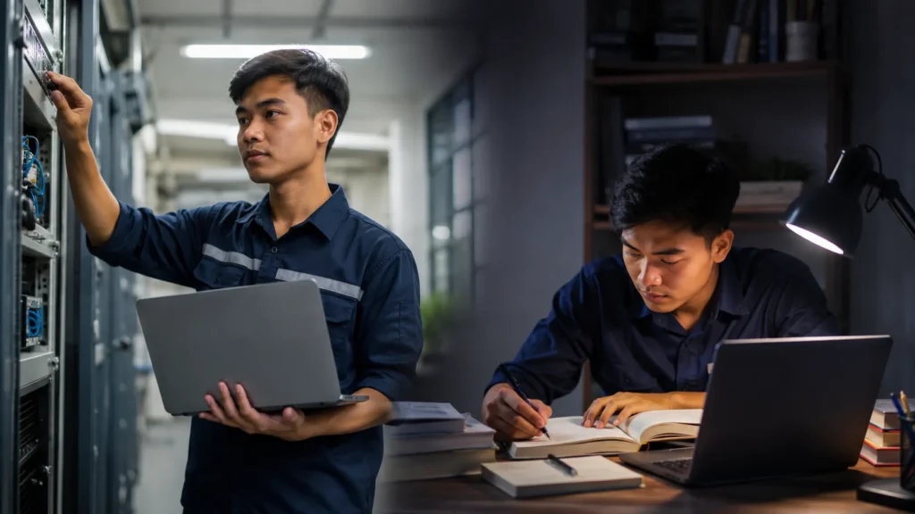 lulusan SMK bekerja sambil kuliah