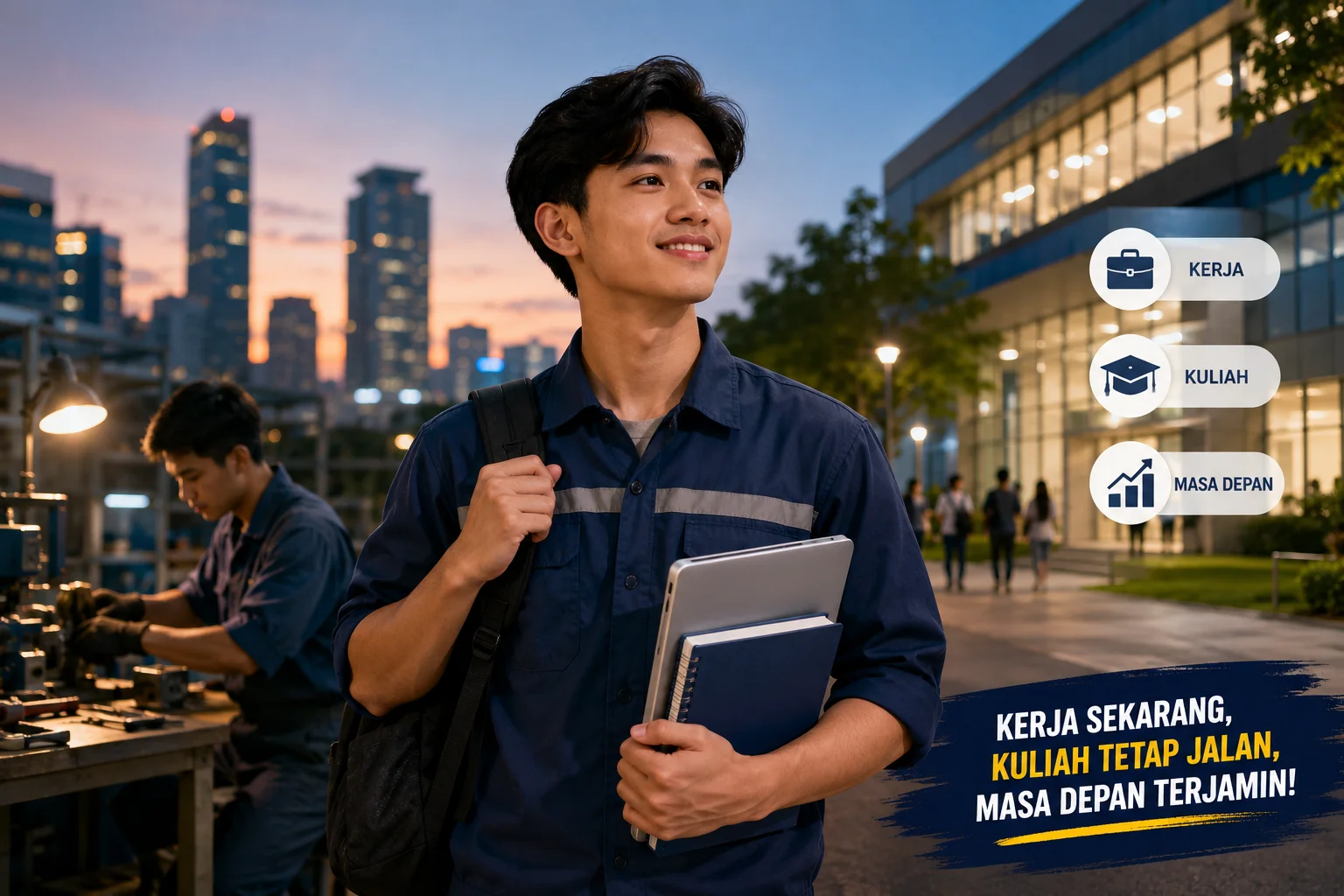lulusan SMK kuliah sambil kerja