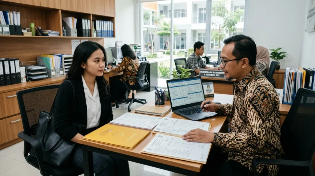 Proses konversi SKS dan RPL untuk lulusan D3 yang melanjutkan S1
